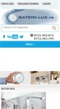 Mobile Screenshot of baterii-lux.ro